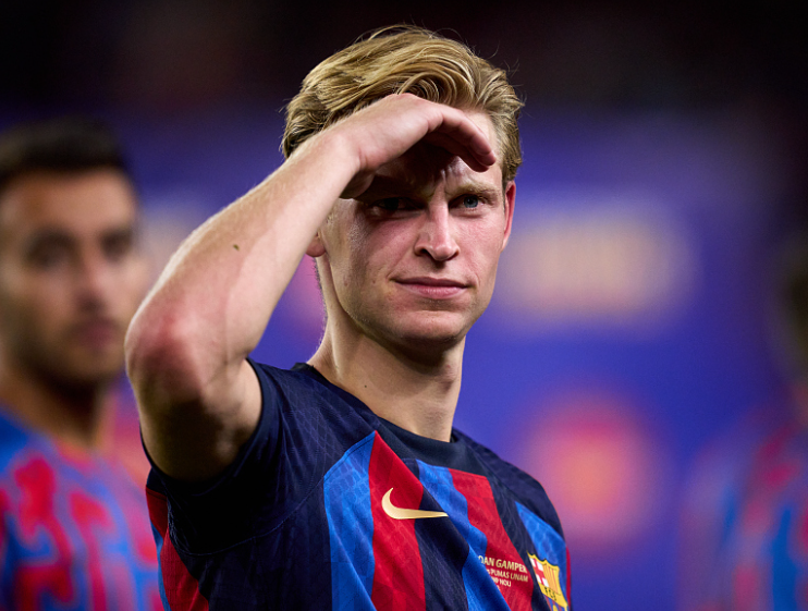 <a href='https://www.www.laijianshen.com/news/tag/284.html' style='color: blue;'>西甲</a>第12轮巴萨客胜塞尔塔,德容红牌离场后社交媒体表态